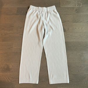 Homme plisse light grey pants 1